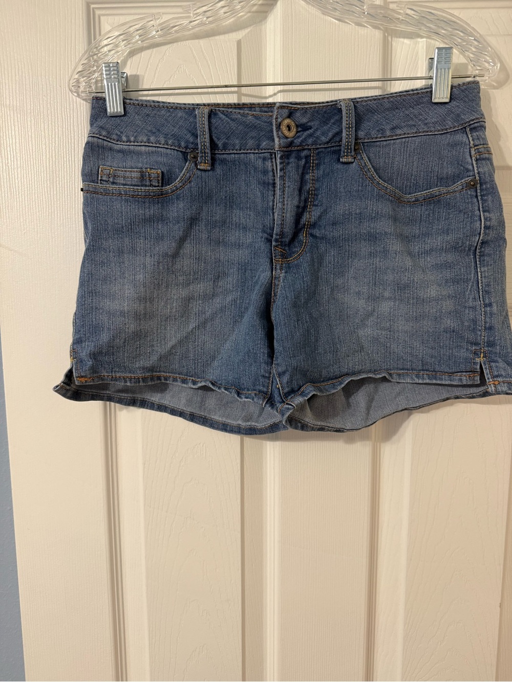 Faded Glory Blue Denim Short Shorts